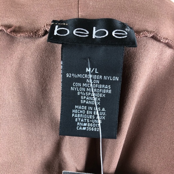 Bebe Macramé Mesh Turtleneck Top - Picture 8 of 9